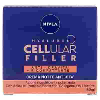 NIVEA HYALURON CELLULAR FILLER ANTI-GRAVITA' CREMA NOTTE ANTI-ETA' 50 ML
