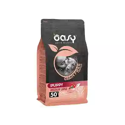 OASY DRY DOG GRAIN FREE PUPPY MEDIUM/LARGE TACCHINO 2,5 KG