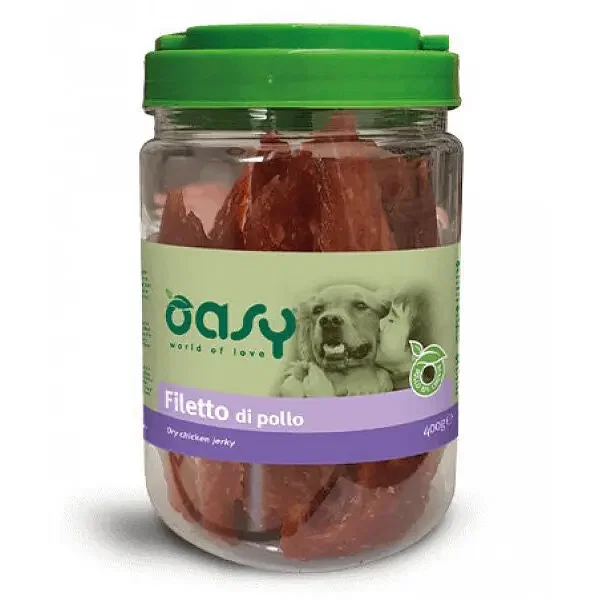 Oasy Snack Dog Filetto Di Pollo 400 G