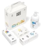 GIFT BOX LINEA MAMMABABY CONTENENTE 1 BAGNO BABY COSMOS NATURAL 500 ML + 1 CREMA CAMBIO BABY COSMOS NATURAL 100 ML + 1 CRAM VISO CORPO BABY COSMOS NAT 100 ML + 1 SALVIETTE BABY 20P