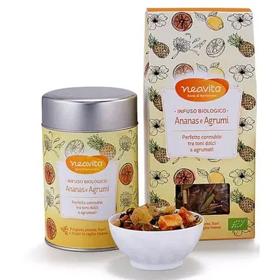RICARICA INFUSO ANANAS E AGRUMI BIO 100 G 100 G RICARICA INFUSO ANANAS E AGRUMI BIO 100 G 100 G