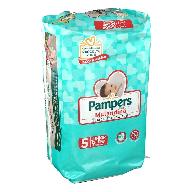 Pannolino A Mutandina Pampers Baby Dry Junior Small Pack 14 Pezzi