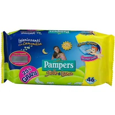 WIPES SOLE & LUNA 46 PEZZI WIPES SOLE & LUNA 46 PEZZI