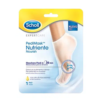 SCHOLL EXPERTCARE PEDIMASK NUTRIENTE OLIO DI MACADAMIA SCHOLL EXPERTCARE PEDIMASK NUTRIENTE OLIO DI MACADAMIA