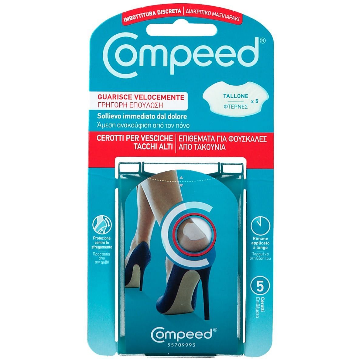 Cerotto Compeed Vesciche Tacchi Alti 5 Pezzi