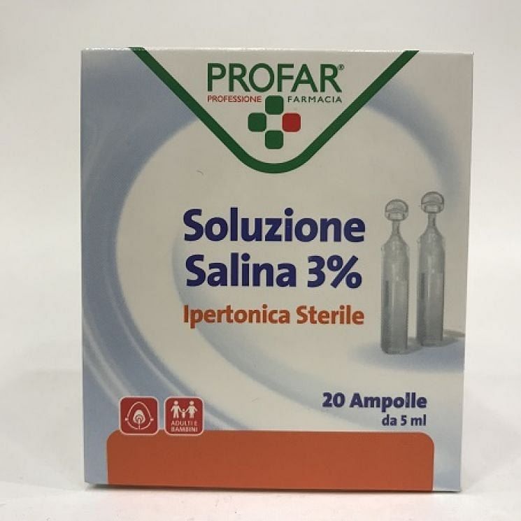 Soluzione Ipertonica 3% Profar 5 Ml 20 Pezzi