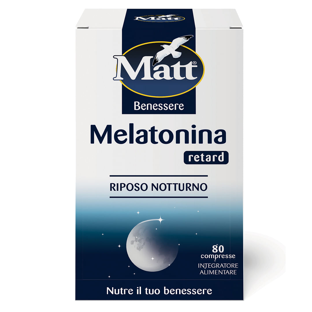 Matt Benessere Melatonina Retard 80 Compresse