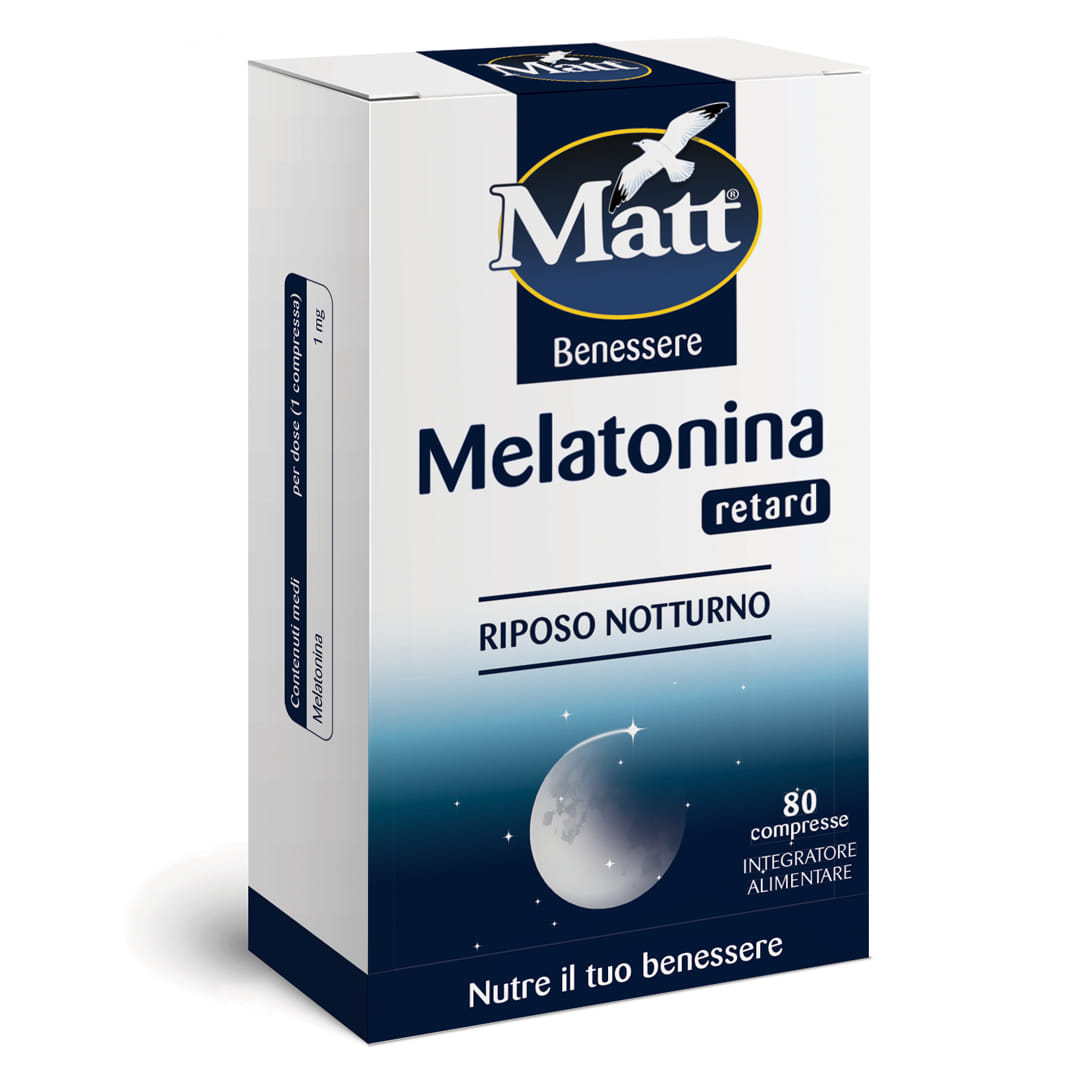 MATT BENESSERE MELATONINA RETARD 80 COMPRESSE
