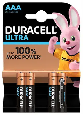 DURACELL ULTRA AAA B4 MN2400 RFT 10 PEZZI DURACELL ULTRA AAA B4 MN2400 RFT 10 PEZZI