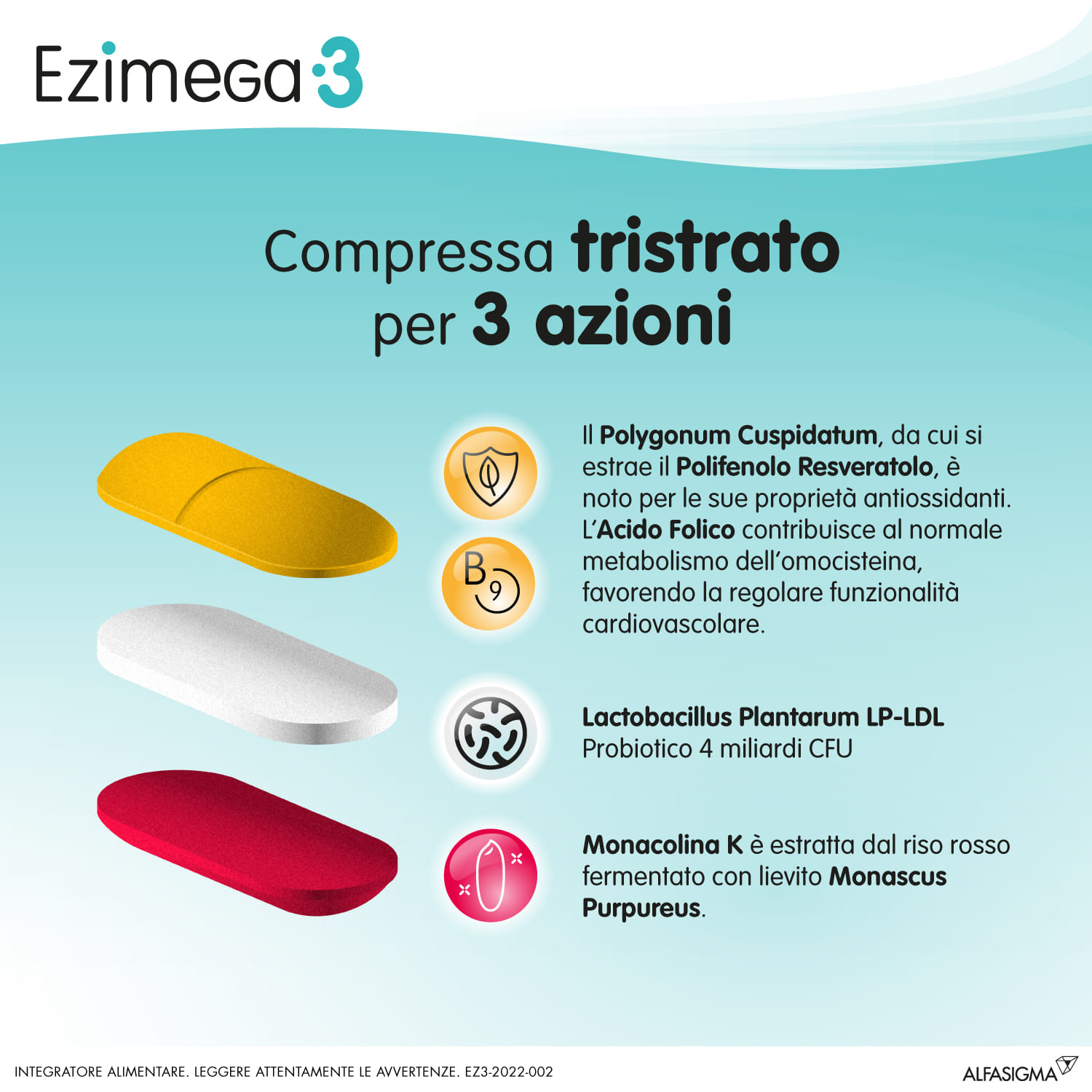 EZIMEGA3 20 COMPRESSE