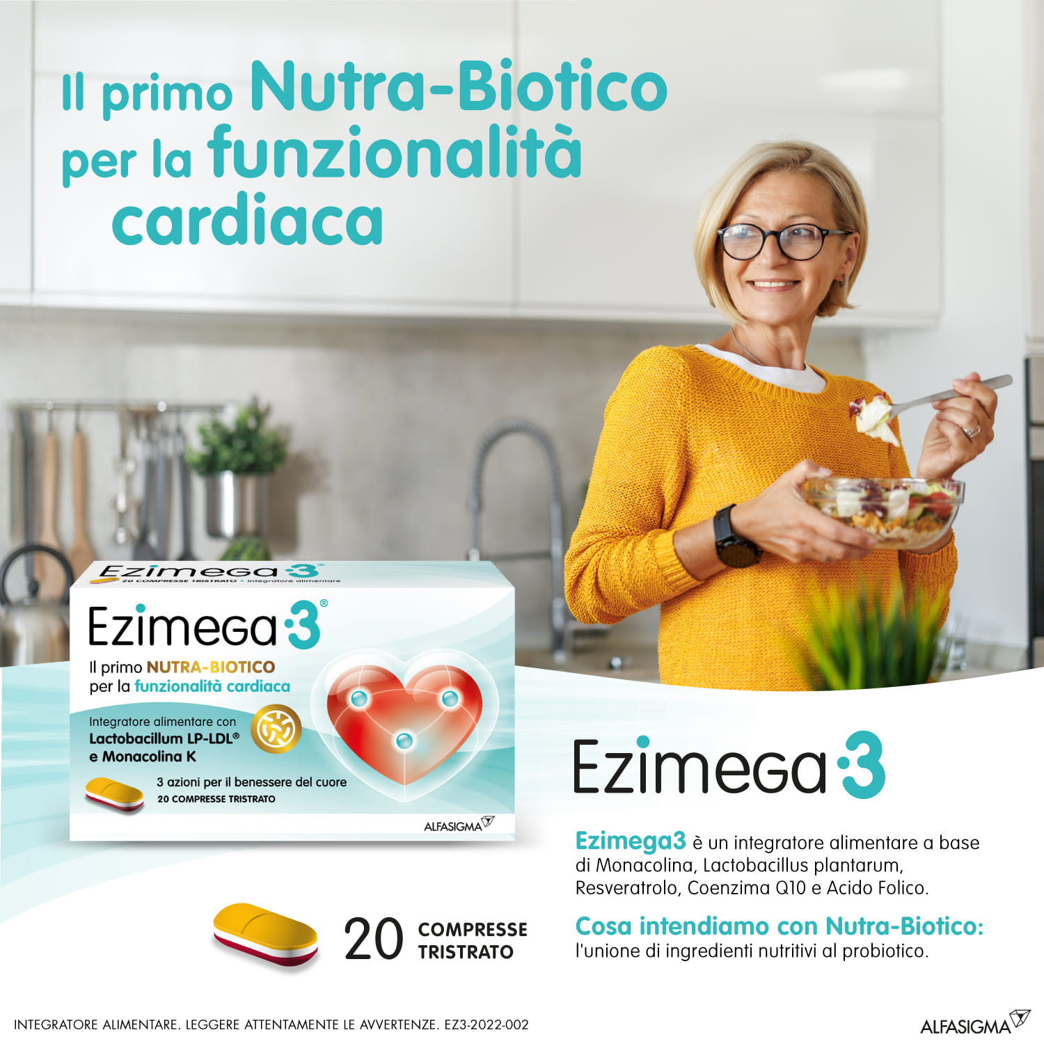 EZIMEGA3 20 COMPRESSE
