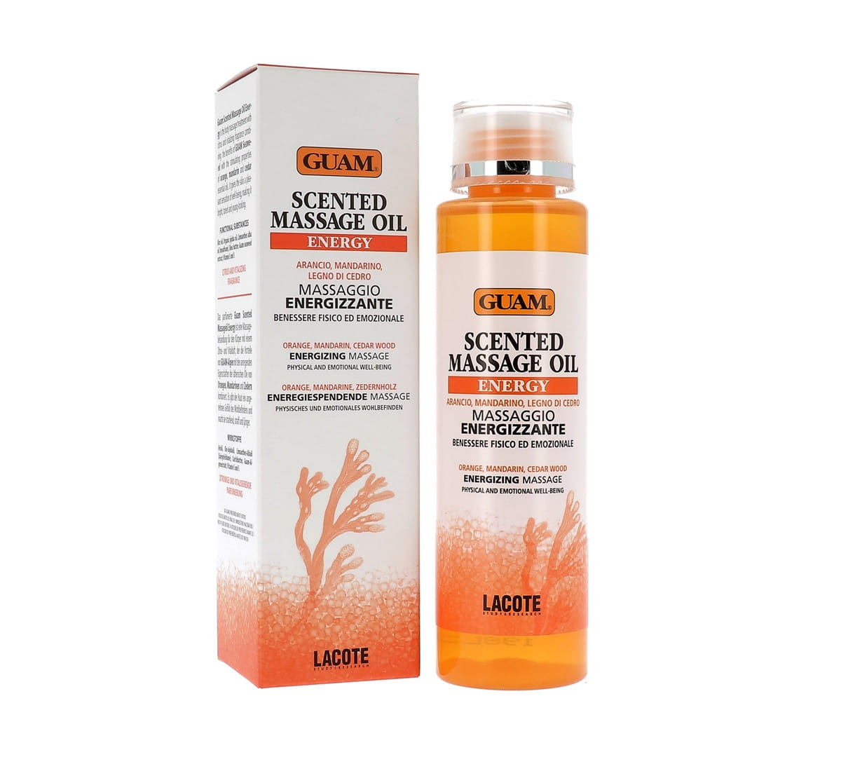 Guam Scented Massage Oil Energy Massaggio Energizzante 150 Ml
