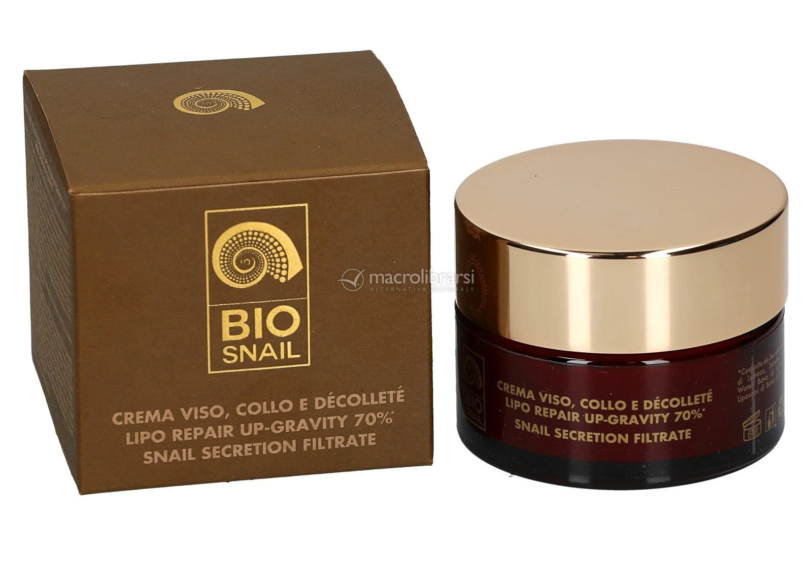 BIO SNAIL CREMA VISO/COLLO/DECOLLETE LIPOREPAIR UP GRAVITY 50 ML