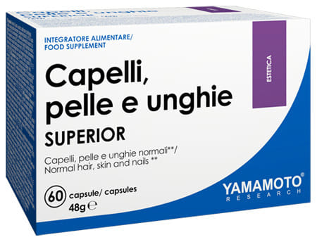 Yamamoto Research Capelli Pelle E Unghie Superior 60 Capsule