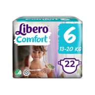 LIBERO COMFORT 6 PANNOLINO PER BAMBINO 13-20 KG 22 PEZZI