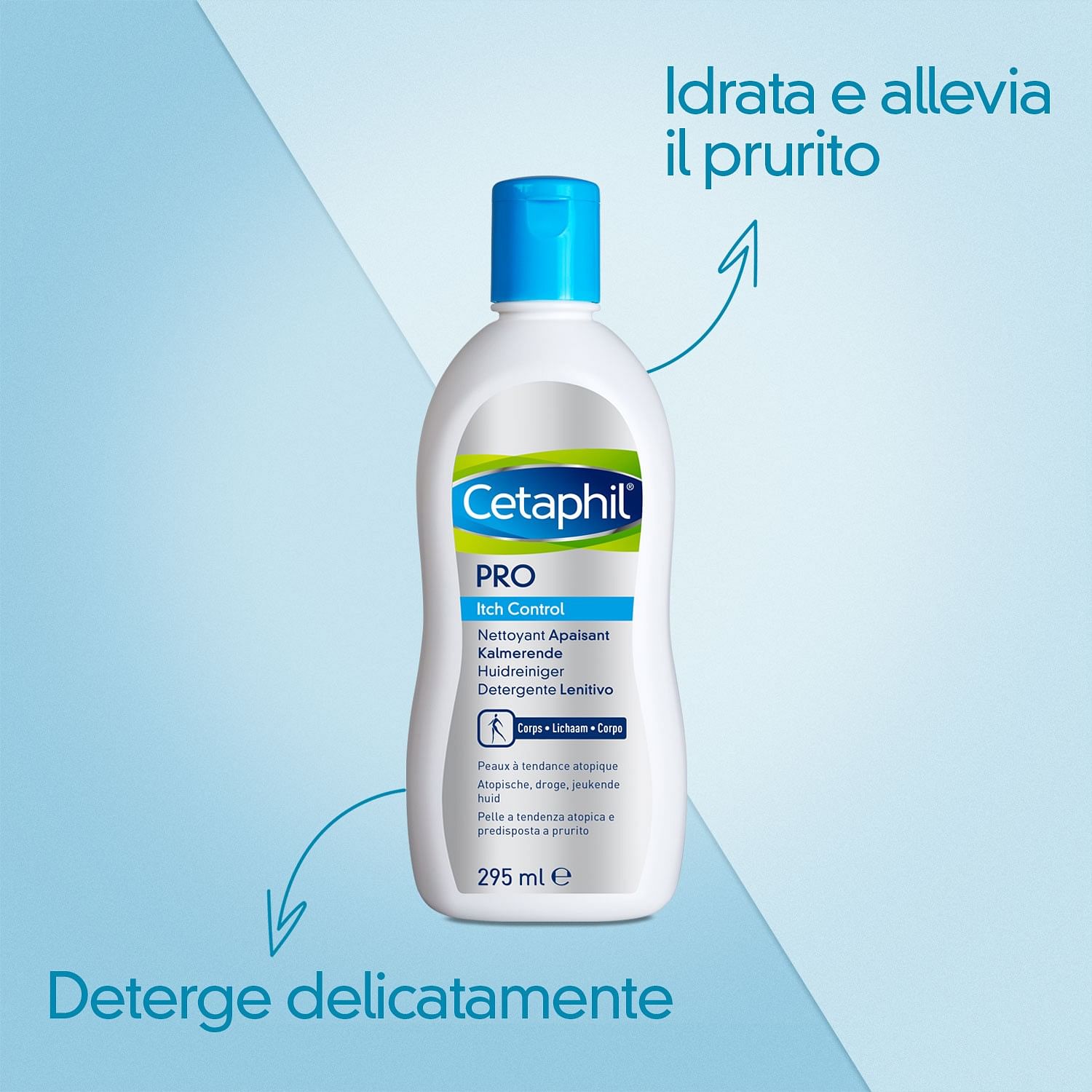 Cetaphil Pro Itch Control Detergente Lenitivo 295 Ml