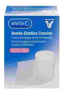 BENDA ELASTICA AUTOADESIVA ALVITA 6X4CM