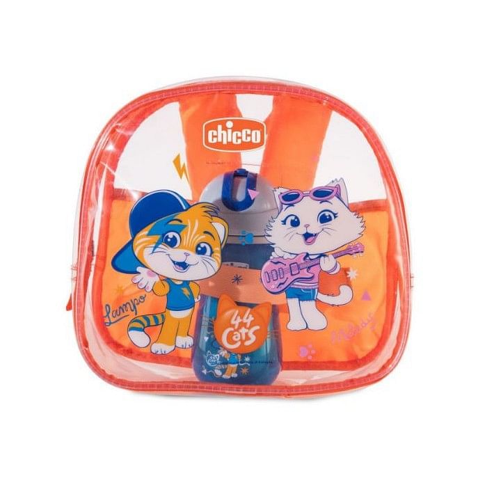 Chicco Zainetto Azzurro 44 Gatti 18 M