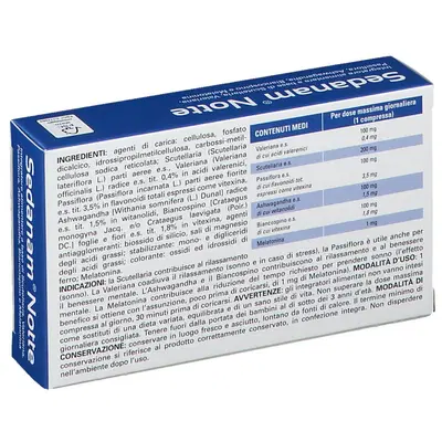 SEDANAM NOTTE 30 COMPRESSE SEDANAM NOTTE 30 COMPRESSE