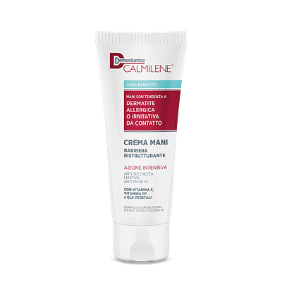 DERMOVITAMINA CALMILENE CREMA MANI BARRIERA RISTRUTTURANTE AZIONE INTENSIVA PER DERMATITE ALLERGICA O IRRITATIVA DA CONTATTO 75 ML