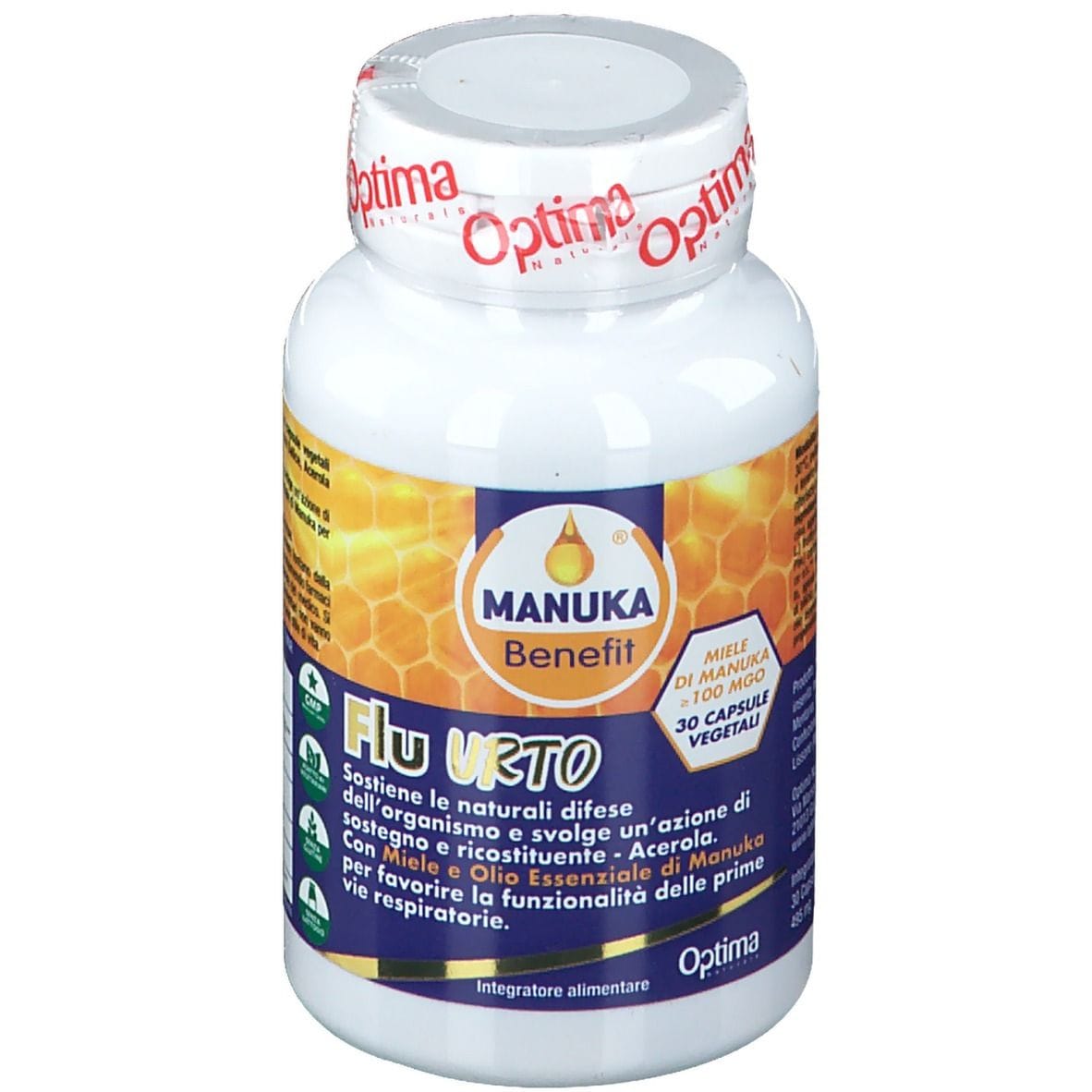 Manuka Benefit Flu Urto 30 Capsule 495 Mg
