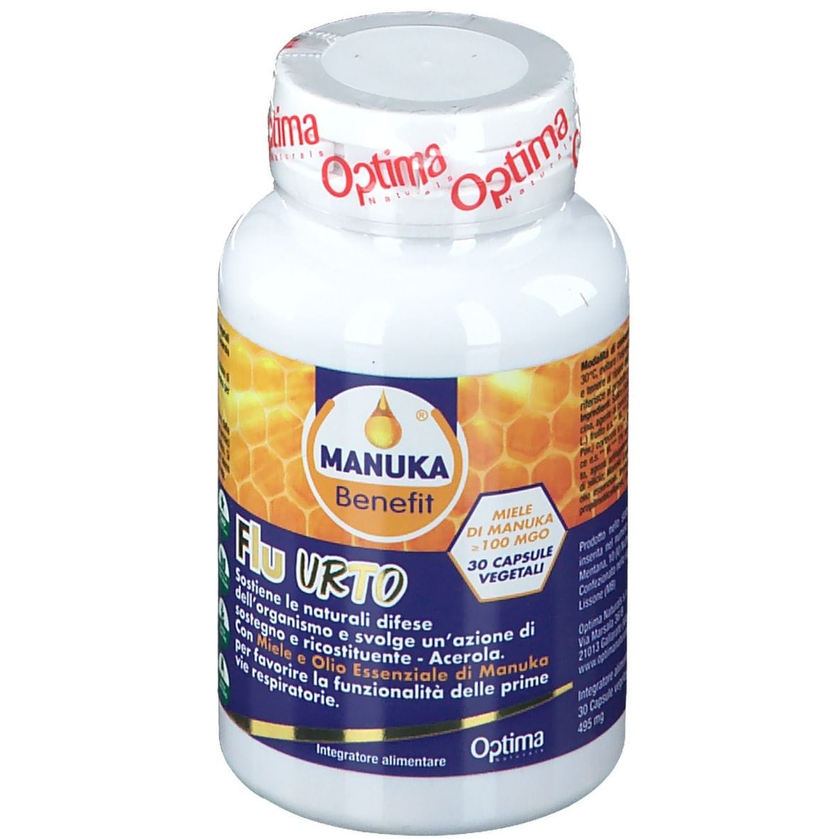 MANUKA BENEFIT FLU URTO 30 CAPSULE 495 MG