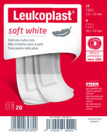 LEUKOPLAST SOFT WHITE 20 PEZZI ASSORTITI