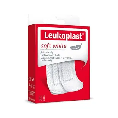 LEUKOPLAST SOFT WHITE 72 X 19 CM 20 PEZZI LEUKOPLAST SOFT WHITE 72 X 19 CM 20 PEZZI