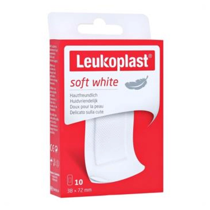 Leukoplast Soft White 72 X 38 Cm 10 Pezzi