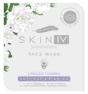 SKIN IV MASCHERA VISO COREANA MONOUSO FIORI CAMELIA ANTI AGE E ELASTICIZZANTE 25 ML