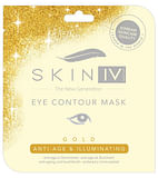 SKIN IV MASCHERA CONTORNO OCCHI COREANA MONOUSO POLVERE D'ORO ANTI AGE ILLUMINANTE 10 G