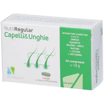 NUTRIREGULAR CAPELLI & UNGHIE 30 COMPRESSE NUTRIREGULAR CAPELLI & UNGHIE 30 COMPRESSE
