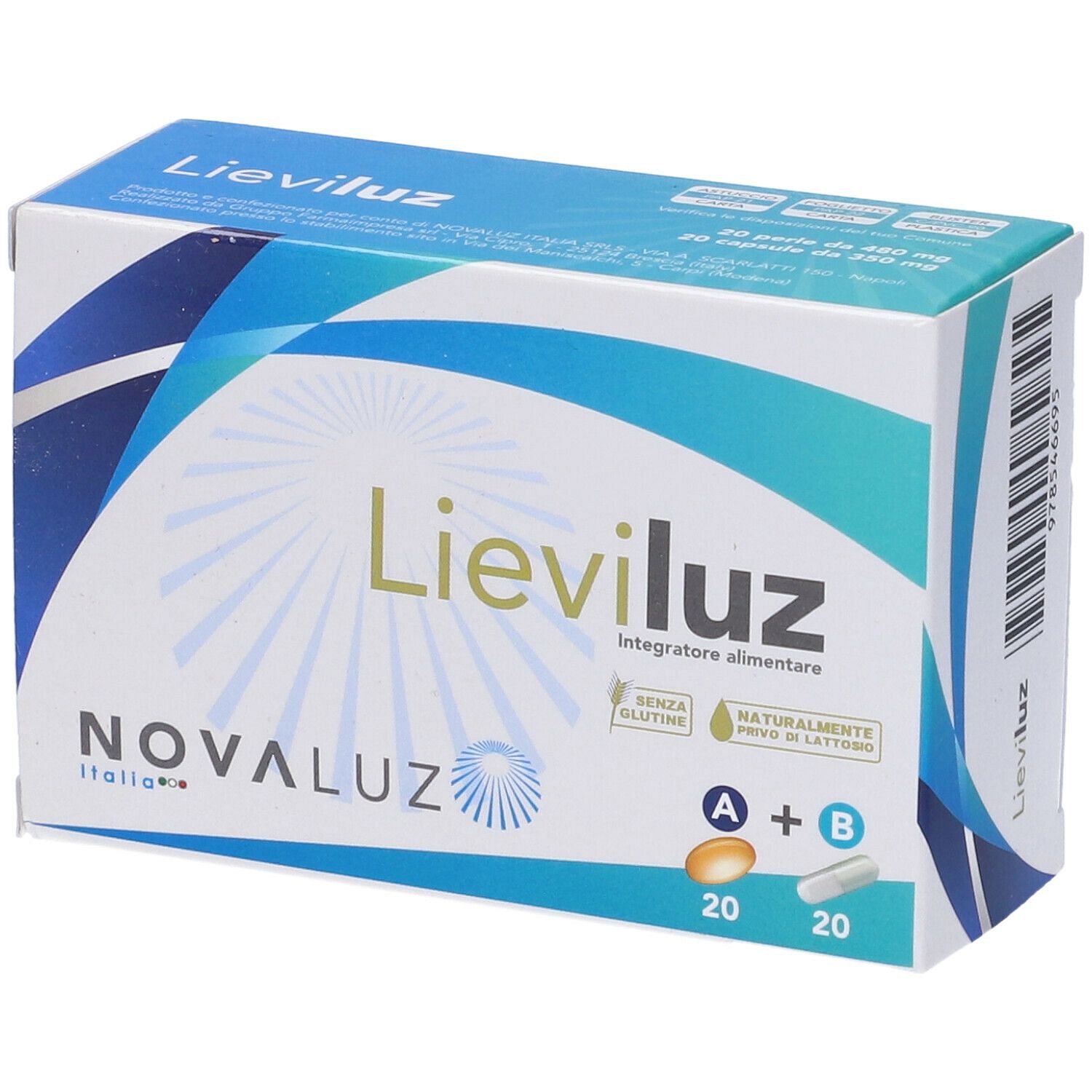 Lieviluz 20 Perle 480 Mg + 20 Capsule 350 Mg