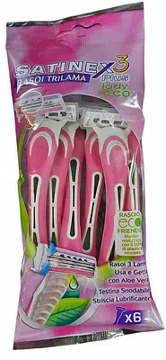 SATINEX3 MYSTIQUE LADY RASOIO 6 PEZZI SATINEX3 MYSTIQUE LADY RASOIO 6 PEZZI