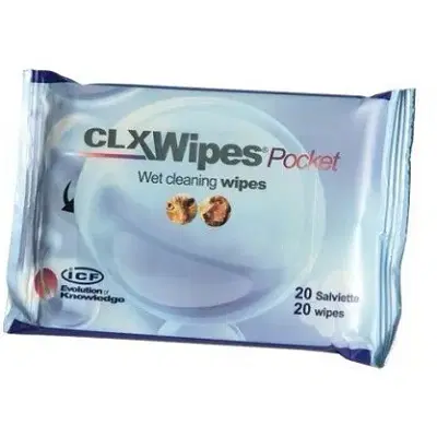 CLX Wipes Salviette detergenti per cani e gatti 20 salviette CLX Wipes Salviette detergenti per cani e gatti 20 salviette