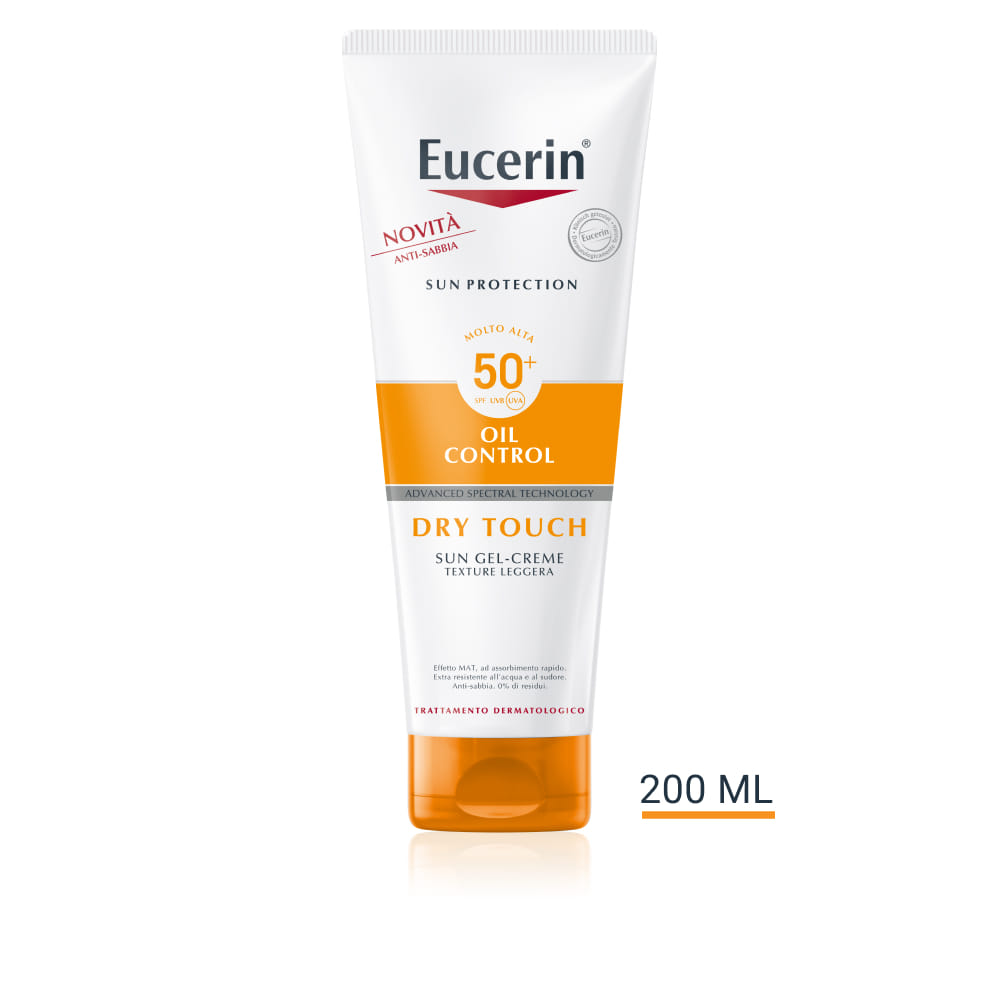 Eucerin Sun Protection Oil Control Dry Touch Spf 50+ Sun Gel Creme 200 Ml