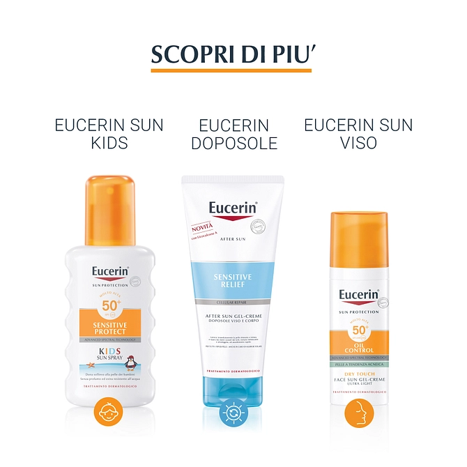 Eucerin Sun Protection Oil Control Dry Touch Spf 50+ Sun Gel Creme 200 Ml