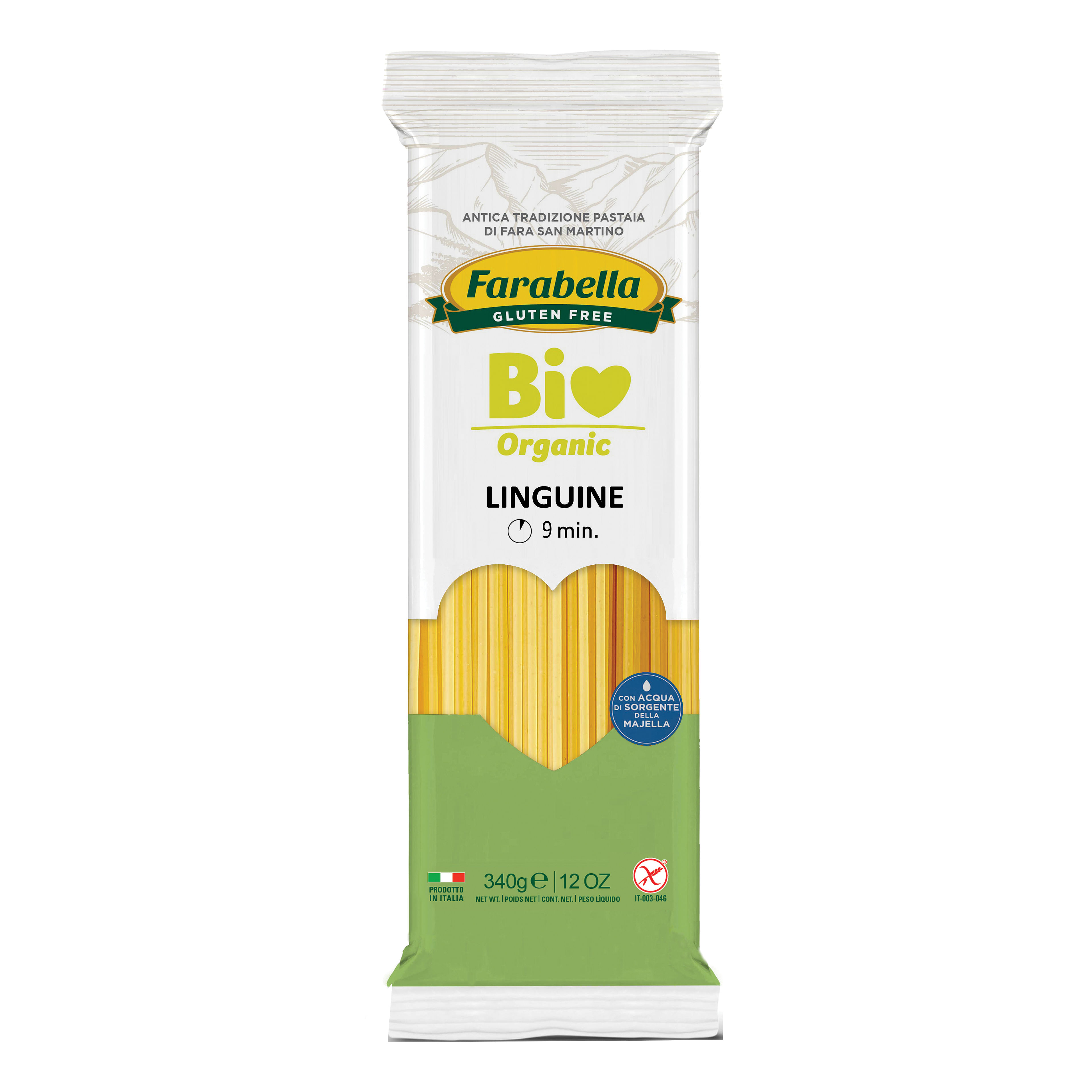 Farabella Bio Linguine Mais Riso 340 G