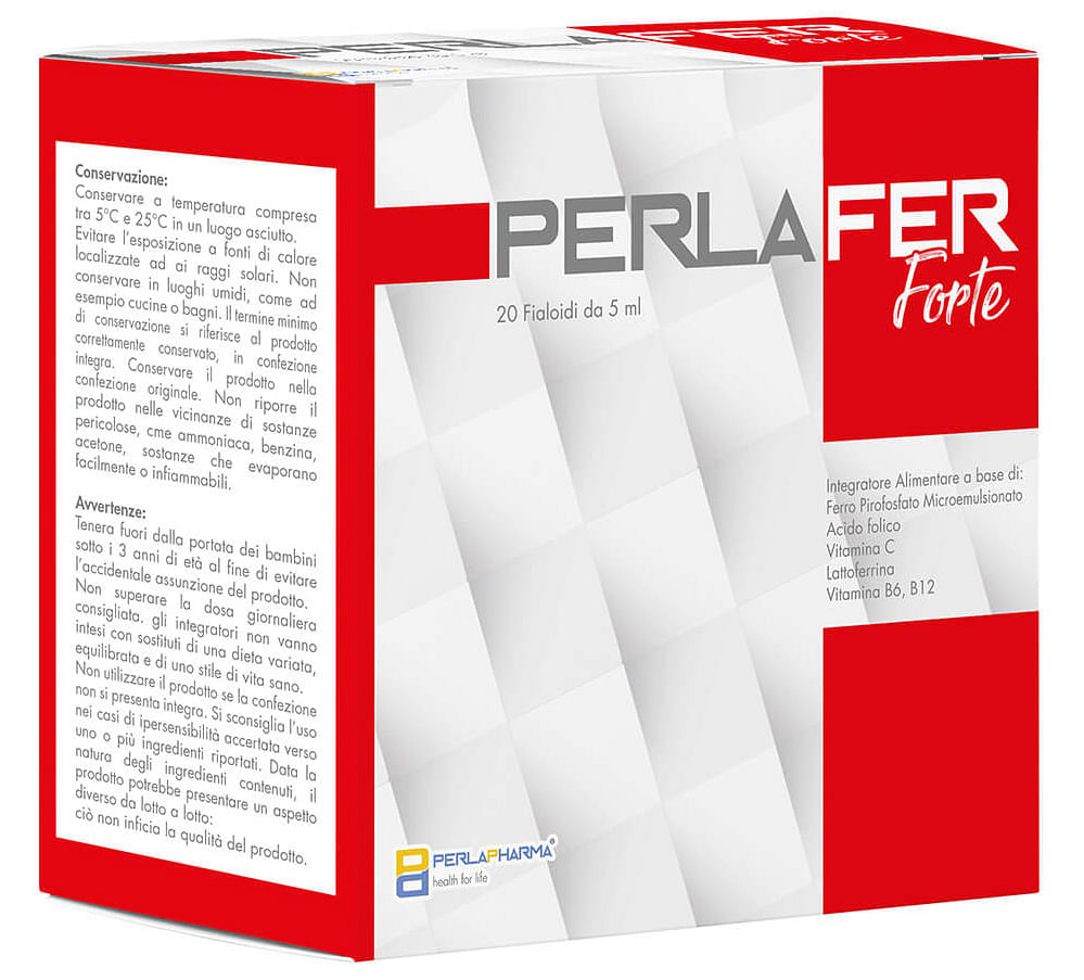 Perlafer Forte 20 Fialoidi Da 5 Ml