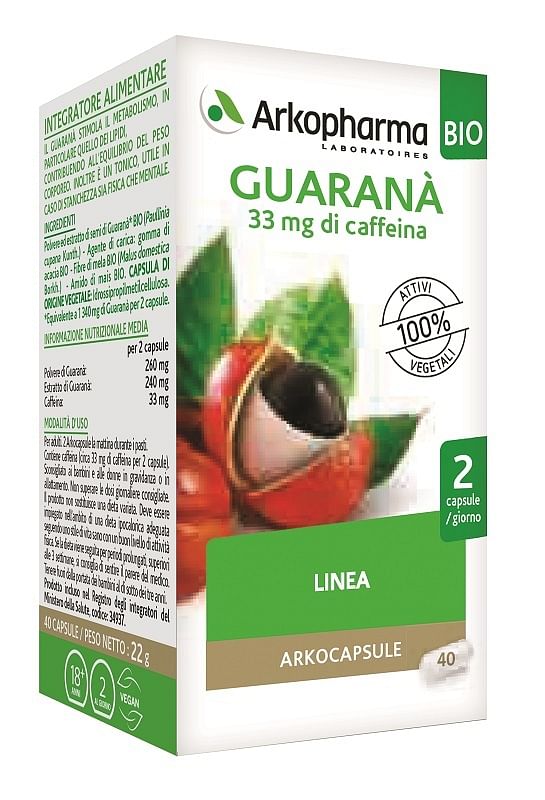 Arko Capsule Guarana' Bio 40 Capsule