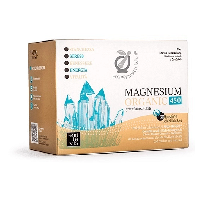 Fitopreparatori Italiani Magnesium Organic 450 30 Bustine