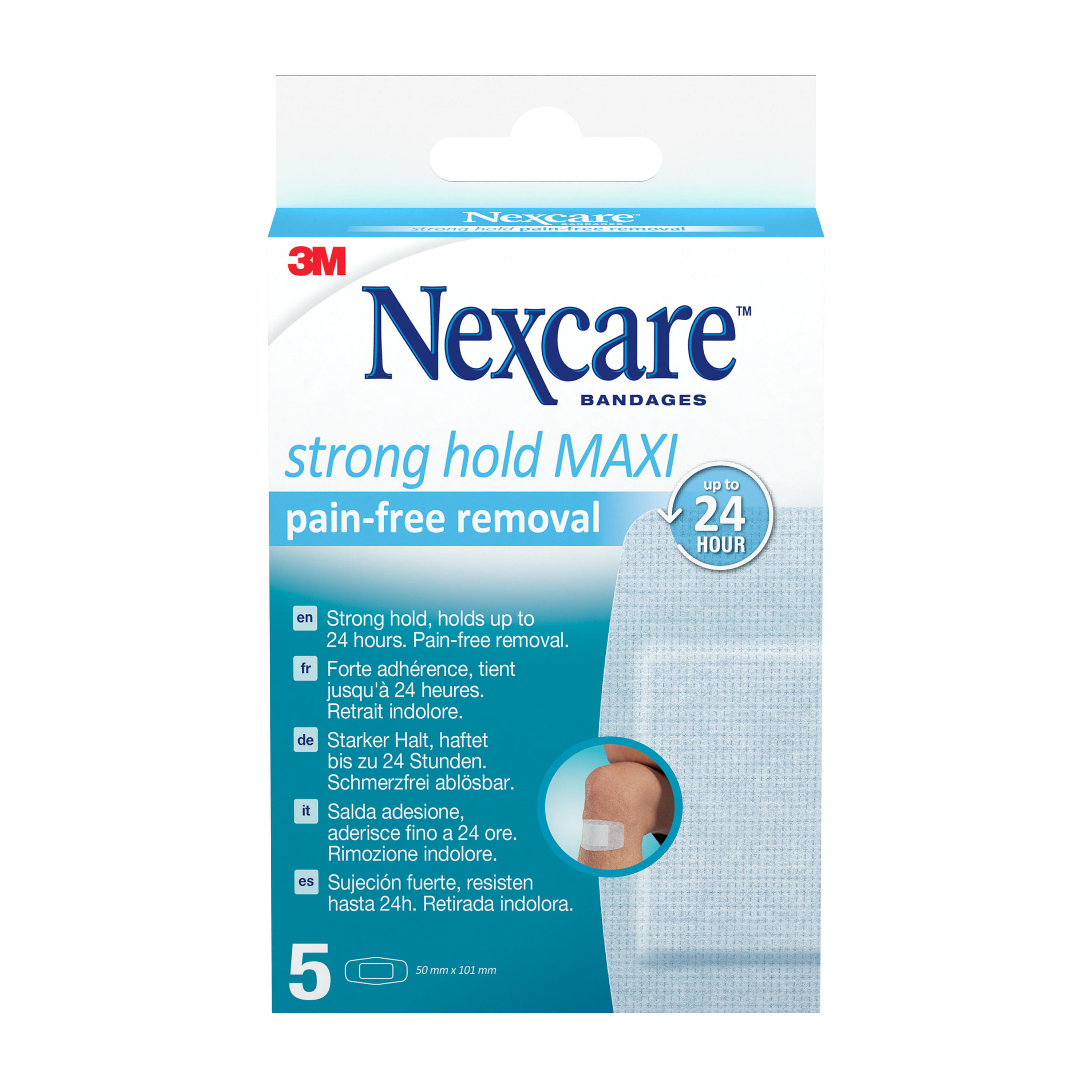 Cerotto Nexcare Strong Pads 360 Maxi 5 Pezzi