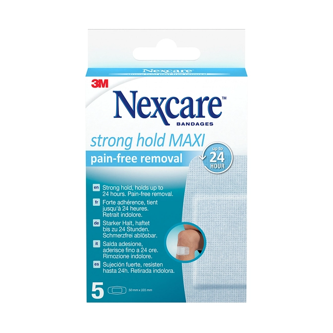 Cerotto Nexcare Strong Pads 360 Maxi 5 Pezzi