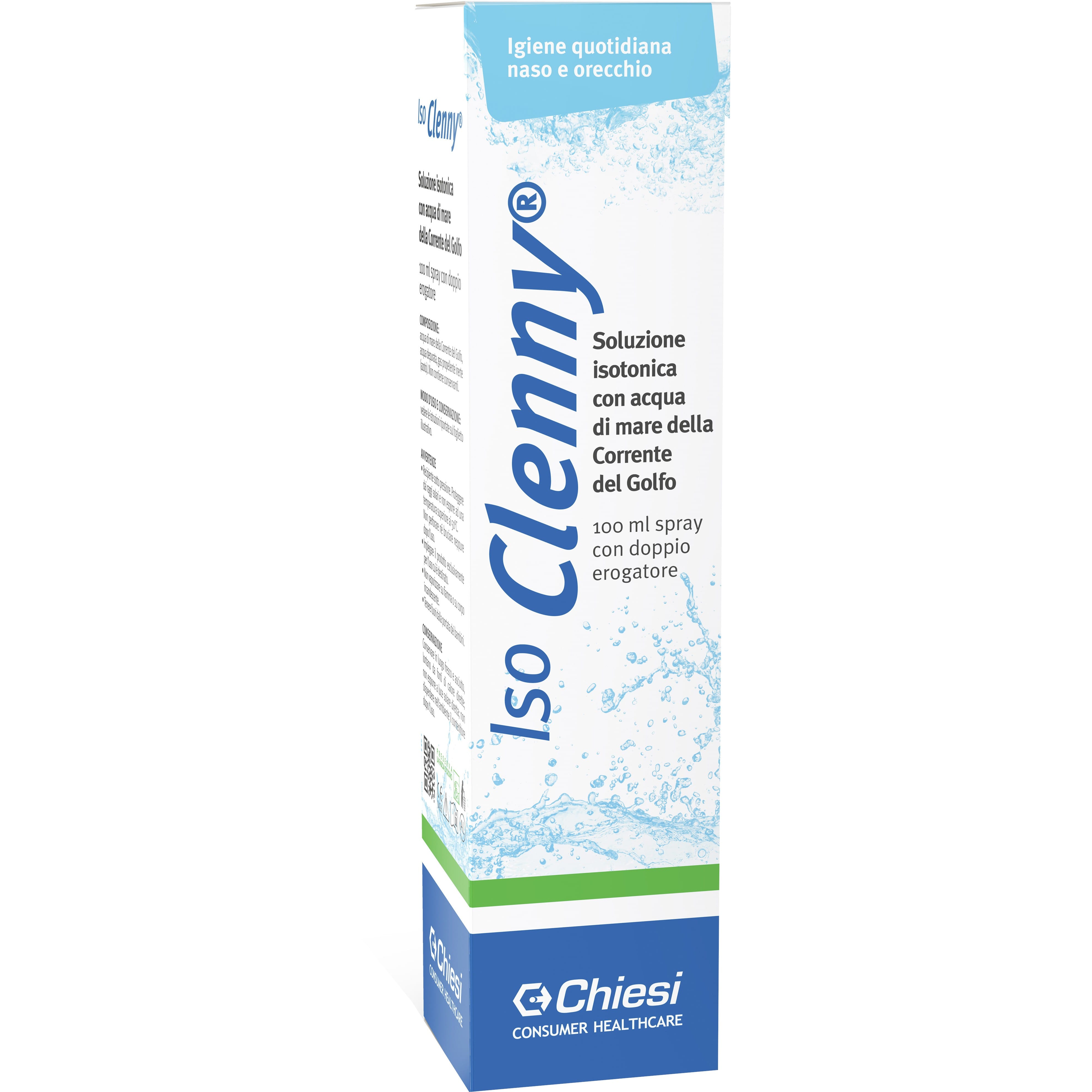 ISO CLENNY SOLUZIONE ISOTONICA BIOMARINA SPRAY DOPPIO EROGATORE 100 ML