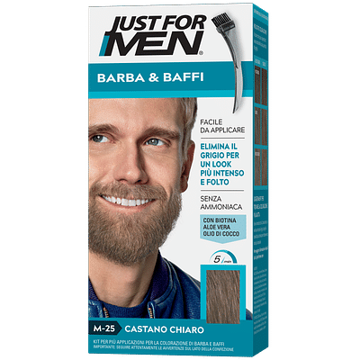 JUST FOR MEN BARBA & BAFFI M25 CASTANO CHIARO 51 G