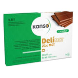 KANSO DELIMCT CACAO BAR 21% TAVOLETTA CHETOGENICA AL CACAO CON ACIDI GRASSI A CATENA MEDIA 4 MONOPORZIONI DA 25 G