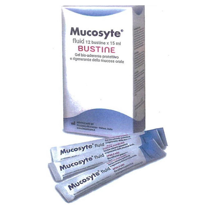Mucosyte Fluid Soluzione Concentrata 12 Bustine 15 Ml