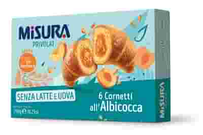 MISURA CORNETTI PRIVOLAT ALBICOCCA SENZA LATTE E SENZA UOVA  290 G