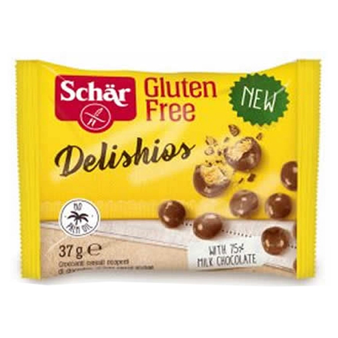 Schar Delishios Cereali Ricoperti Con Cioccolato Al Latte 37 G
