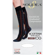 SCOTTISH KNEE-HIGH 100 UNISEX GAMBALETTO FANTASIA NERO XL